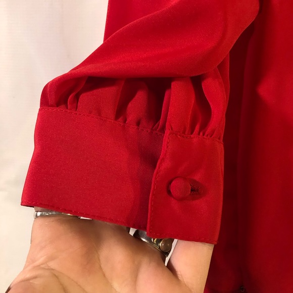 Yves St.Clair Red Blouse - Picture 3 of 5